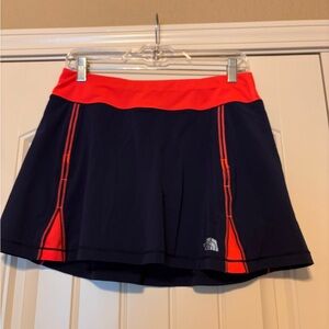 The North Face Women's Navy and Orange Skort